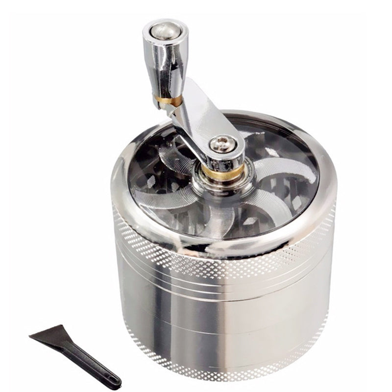 4 Layers Tobacco Grinder Manual Herbal Herb Mill Spice Crusher Smoke Grinder Crusher Hand Crank Muller 55mm Diameter (BPA Free No FDA Certificate) 4 Layers Tobacco Grinder Manual Herbal Herb Mill Spice Crusher Smoke Grinder Crusher Hand Crank Muller 55mm Diameter (BPA Free No FDA Certificate)